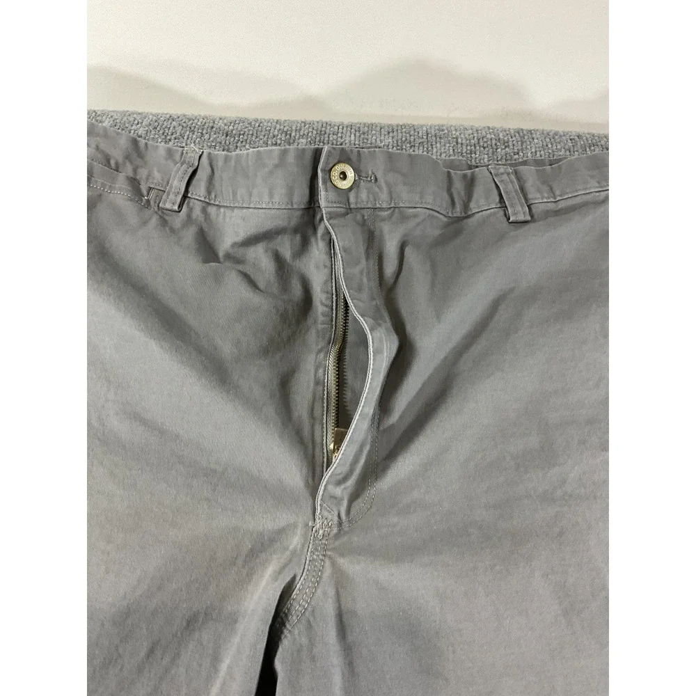 Duluth Trading Flex Ballroom Khaki Pants Mens 48x32 Stretch Workwear Relaxed Out